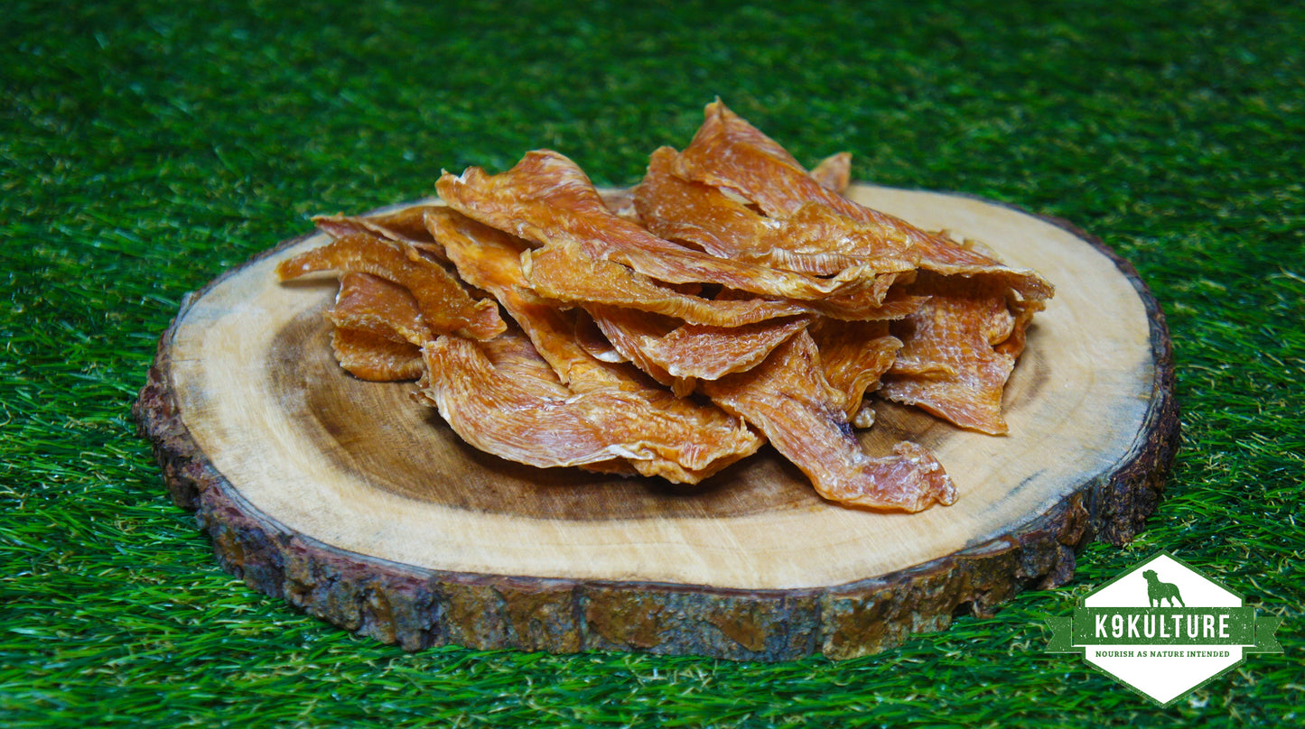 Dehydrated Chicken Breast Strips - K9 Kulture