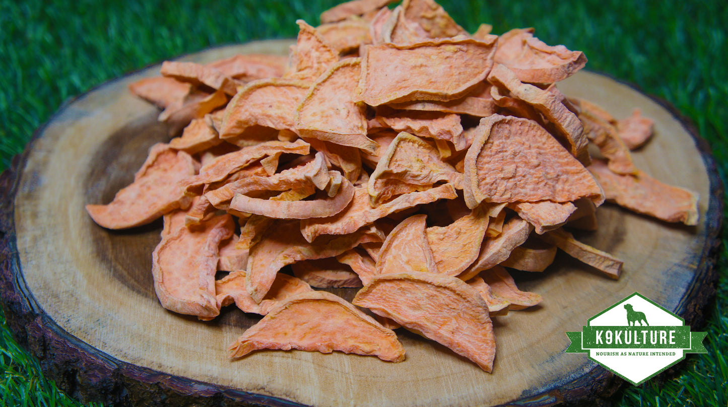 Dehydrated Sweet Potato Wedges - K9 Kulture